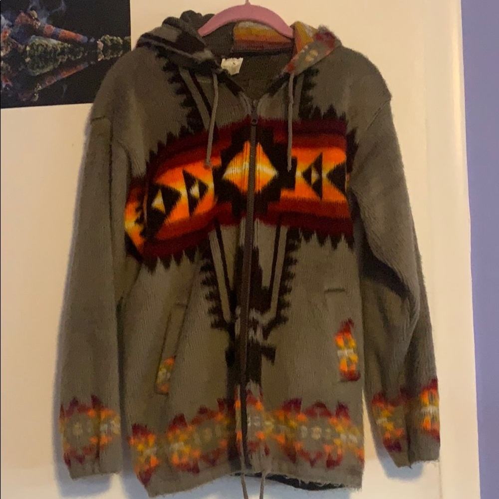 Made in Ecuador Super Warm Wool Hoodie